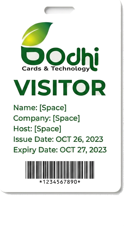 Visitor Security Pass Mockup